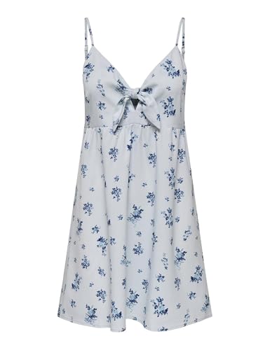 Robe imprimée légère Jules Onlnova Life coloris bleu barbeau pâle taille M