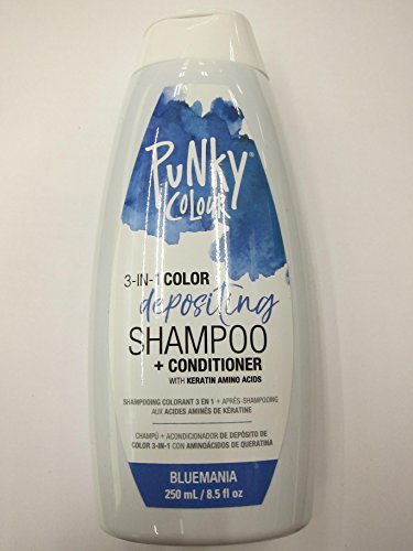 Punky Color Depositing Shampoo + Conditioner, Bluemania, 8.5 fl oz (Pack of 2)