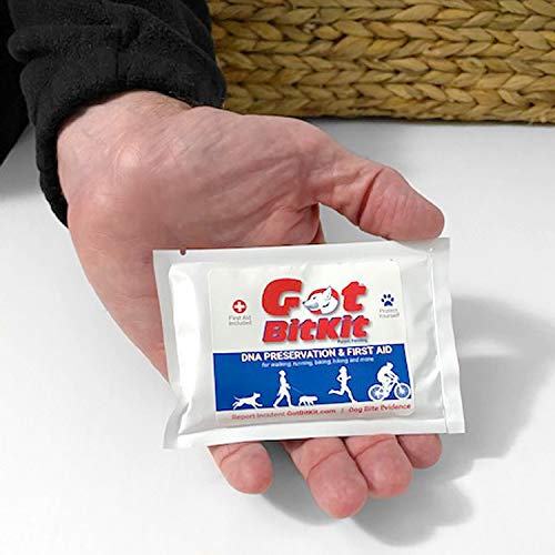 GotBitKit- Protect Yourself and Your Dog –Portable Dog DNA Testing and Evidence Preservation After Dog Bite – Includes DNA Forensic Analysis - First Aid Included