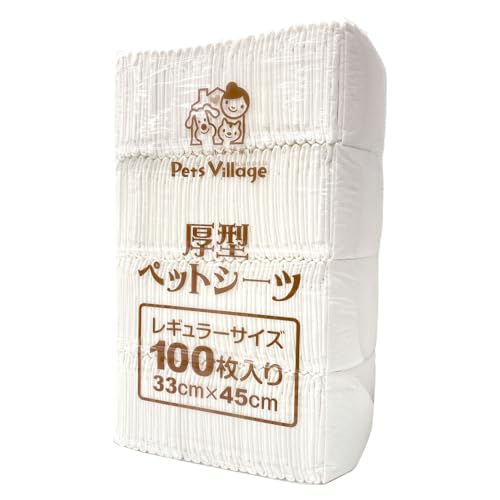厚型 ホワイト ペットシーツ レギュラー 1袋 （100枚入）