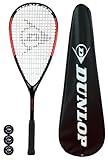 Tamaño de cabeza - 500cm2 Dunlop Nanomax Lite - Raqueta de squash + 3 Pelotas