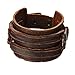 Produktbild Jirong Antique Brown Herren Leder Armband, Leder-Armband Wrist Band handgefertigten Schmuck Sl2256