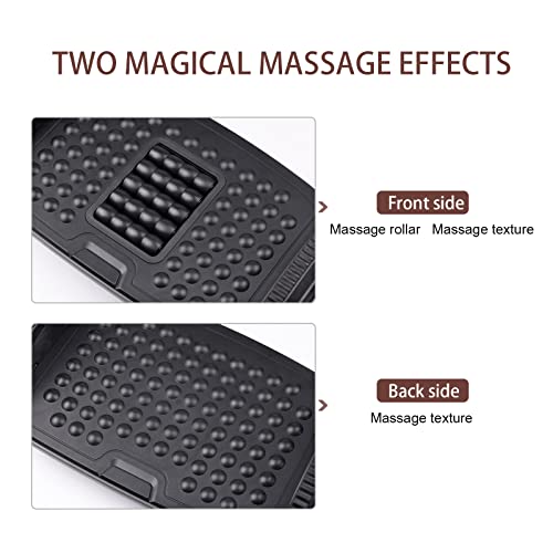 Under Desk Footrest - Auslar Office Foot Rest With Massage Texture And Roller, Ergonomic Foot Rest With 2 Height Position, Rocking Design For Home, Office #TOP2