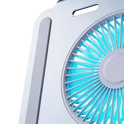Soporte de laptop contra el calor con marco LED brillante ajustable 7