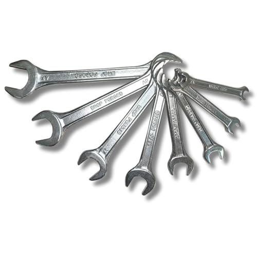 Jogo de Chave Boca Fixa 6 a 22mm Kit com 8 Peças Excellent EDA