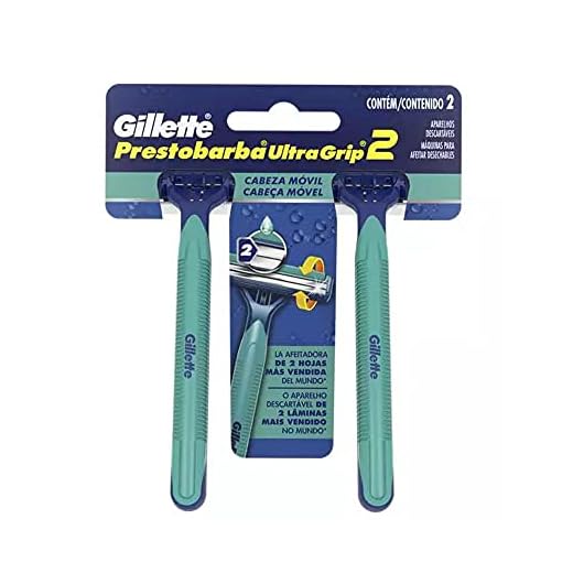 Gillette Apar Presto Ultra Grip Masc Mov (Vd) Prestobarba