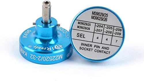JRready K496 M22520/2-32 Positioner Crimp for Pin Terminal Contacts AS22520/2-01 Crimper NEW-AS2 ACT-AS2 Suitable for Connector MIL-DTL-26482 SERIES 1,M39029/25-PIN,26-SKT CONTACT1 PCS
