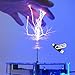 Bluetooth Music Tesla Coil 10 Cm Solid State Tesla Coil Kit Touchable Artificial Lightning Electric Power Wireless Transmission Model Arc Plasma Loudspeaker Science Experiment Tool Desktop Toy