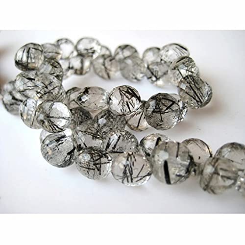 Briolette en quartz rutile oignon pour créer vos colliers bohèmes chic