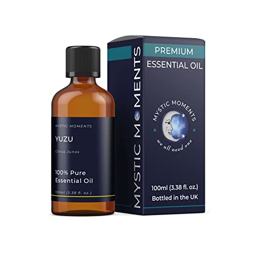 Image of Mystic Moments | Yuzu Essential Oil 100ml - Pure & Natural Oil for Diffusers, Aromatherapy & Massage Blends Vegan GMO Free