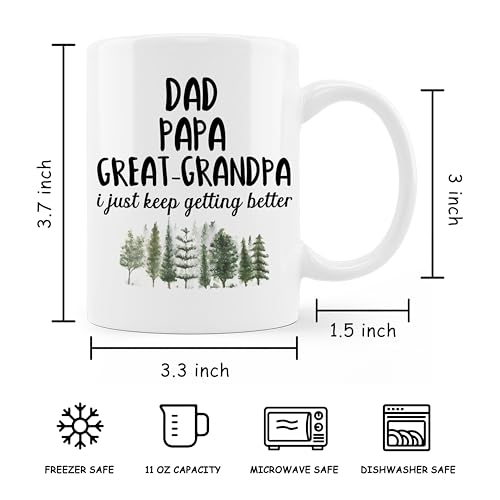 Taza de porcelana para café de 11 oz miniatura 6