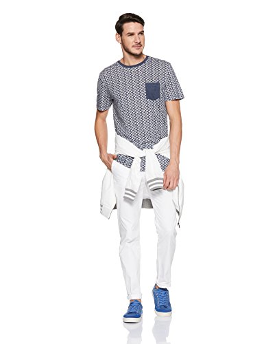 Image of Celio Men's Solid Regular Fit T-Shirt