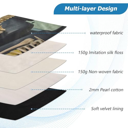 Funda para laptop 13-14 pulgadas impermeable con patrón miniatura 4