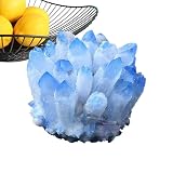 Crystalline Bunch - Decorazioni per il montaggio di cristalli verdi | Mostra minerale, pietre naturali per meditazione, yoga, camera da letto, soggiorno