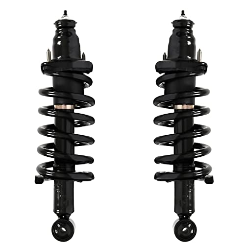 Image of Detroit Axle - Front 6pc Struts Sway Bars for 2002 2003 2004 Acura RSX, 4 Front and Rear Struts & Coil Spring 2 Sway Bar Links Replacement Suspension Kit