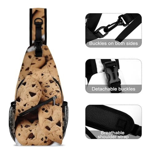 Bolso bandolera con diseño casual para viajes y senderismo miniatura 3