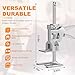 Labor Saving Arm Jack 2 Pack, 440LBS Capacity Furniture Jack with Stainless Steel Construction, 12-Inch Multi-Functional Lifting Tool & Height Adjuster for Windows, Doors, Tiles, Appliances