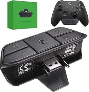 Headset Adapter for Xbox Controller, Mic Adapter for Xbox One/One S/X/Elite 1/ Elite2/ Series S/X Controller, Headphone Adapter for Xbox One Controller
