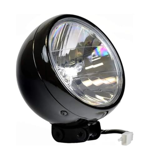 Phare noir 12V vélo b-ja MB200 optique Massimo MB200 moto