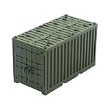 SM SunniMix Container Blocks Bricks Box Zubehör Spielzeug Versandbehälter Modell, GRÜN
