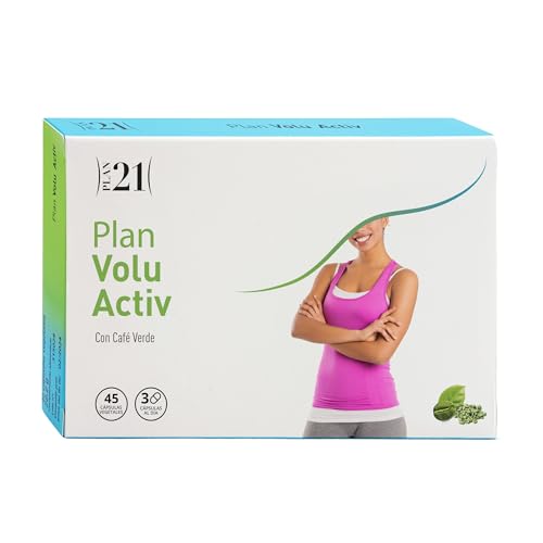 PLAMECA Plan Volum Activ con Extracto Seco de Café Verde, Proteína de Judía, Vinagre de Manzana y Picolitano de Cromo, 45 Cápsulas Vegetales