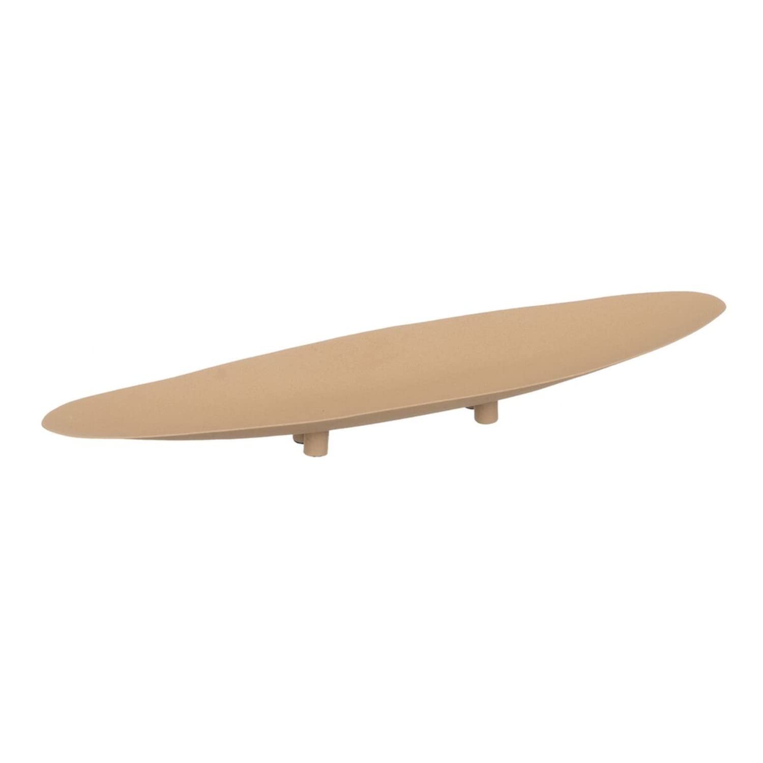 Centre de table beige en fer 48 cm, le cadeau de crémaillère idéal pour amateurs de décoration
