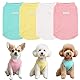 Hunde-Shirt, Sommerkleidung, ärmellos, bunt, Welpen, Tank-Tops, atmungsaktive Weste, T-Shirts für kleine, mittelgroße Hunde und Katzen, Kleidung