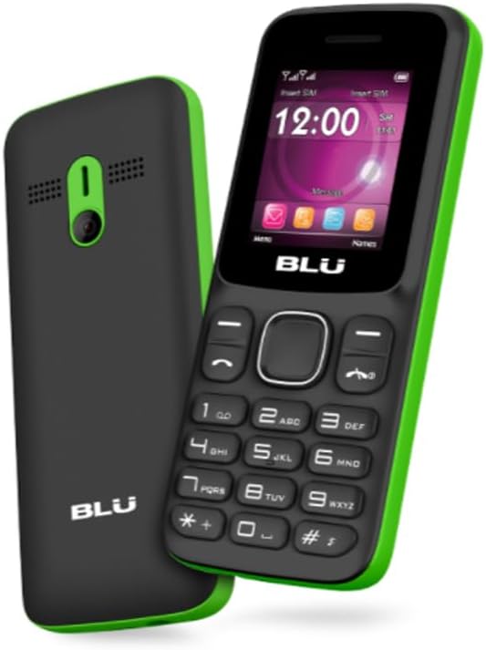 BLU Z4 Z190 Unlocked GSM Feature Phone w/Built-in Flashlight - Green