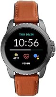 Fossil Men's Gen 5E 44mm Stainless Steel Touchscreen Smartwatch with Speaker, Heart Rate, Contactless Payments and...