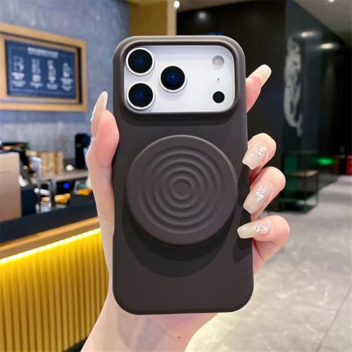 HJZSZX For iPhone 16 Pro Max�p �}�b�g�E�H�[�^�[���b�v���u���P�b�g�t���\���b�h�t�H���P�[�X�z���_�[�ϏՌ��V���R���ی�J�o�[�iFor iPhone 16 Pro Max�p/�u���b�N�j