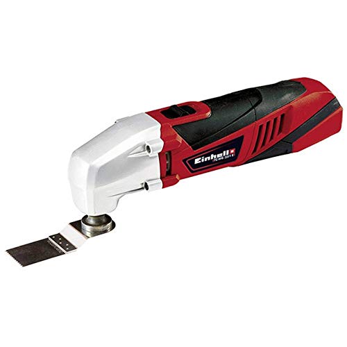 Einhell TC-MG 220/1 E Utensile multifunzione (220-240 V, 220 W, incl. Platorello triangolare,1 carta abrasiva, Lama a scomparsa per legno, adattatore per aspirazione)
