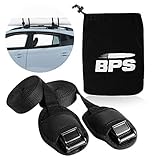 BPS 12 Foot Premium Car Roof Strap for Canoe, Paddleboard, Longboard, Kayak, and Bodyboard - Comes with a Pouch