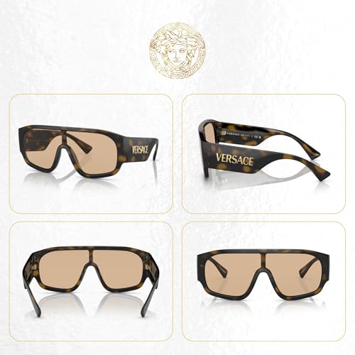 Versace VE4439 Square Sunglasses for Women +BUNDLE with ACCESSORY EYEWEAR KIT3