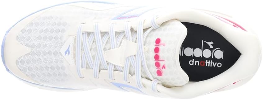 Diadora Women's Equipe Nucleo Whisper White Rubine Red