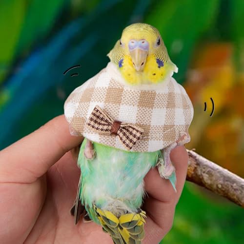 Vogelkegelhalsband, Papageienhals, bequemer Erholungskragen für Papageien, Vogelschutz- Nackenschutz für Quäker, Mönchsittiche, Conurez so-6