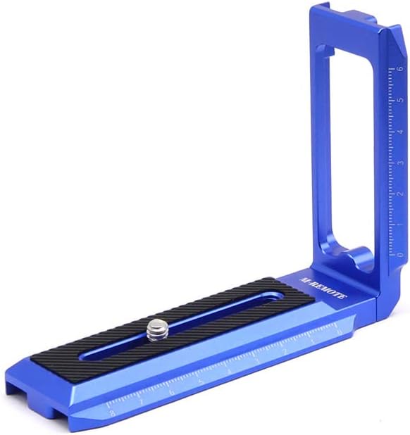 Horizontal Vertical Dual Arca-Swiss Tipo Design Quick Release L Soporte para cámara RSC2RS3 PRO Estabilizadores Trípode Accesorios (azul)