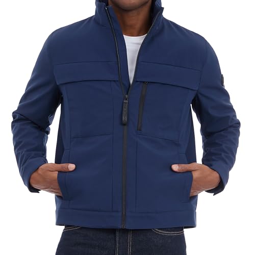 Michael Kors Men's Soft Shell Jacket, Wind and Water Resistant Coat3