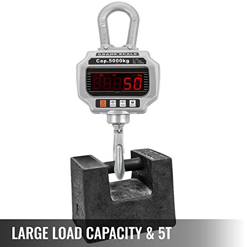 Mophorn Crane Scale 5Ton, Digital Hanging Scale 11000Lbs, Heavy Duty Industrial Hanging Scale With Hook For Industrial Plants Workshops Agricultural Markets Etc. #TOP1