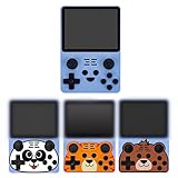 MameG Powkiddy RGB20S Console de Jeux Portable avec 15000 Classiques Jeux, RK3326 Mini 3.5 Pouces IPS écran Retro Handheld Game Console, Système Linux Open Source, 3500mAh, 16G+64G 12 x 8.3 x 3CM