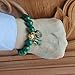 Heavens Tvcz Thai Jade Bracelet Women Good Luck Ring with Chain Feng Shui Bracelets Xiu Pi Yao Bracelet Chinese Dragon Gold Attract Good Luck Wealth Jewelry Gem Adjustable Elastic Green, Gold, Elastic Ropes Inner Length 6.40 inches