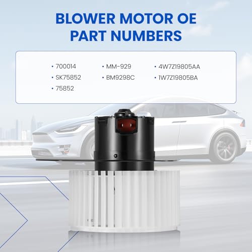 Image of HVAC Blower Motor 700014 Compatible with Ford Bronco /Crown Victoria /F-100 /F-150 /F-250 /F-350 /LTD Crown Victoria, Compatible with Lincoln Town Car /Mark VI, Marauder, A /C Blower Motor Assembly