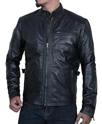 Laverapelle Men's Genuine Lambskin Leather Jacket (Black, Extra Small, Polyester Lining) - 1501472 #TOP1