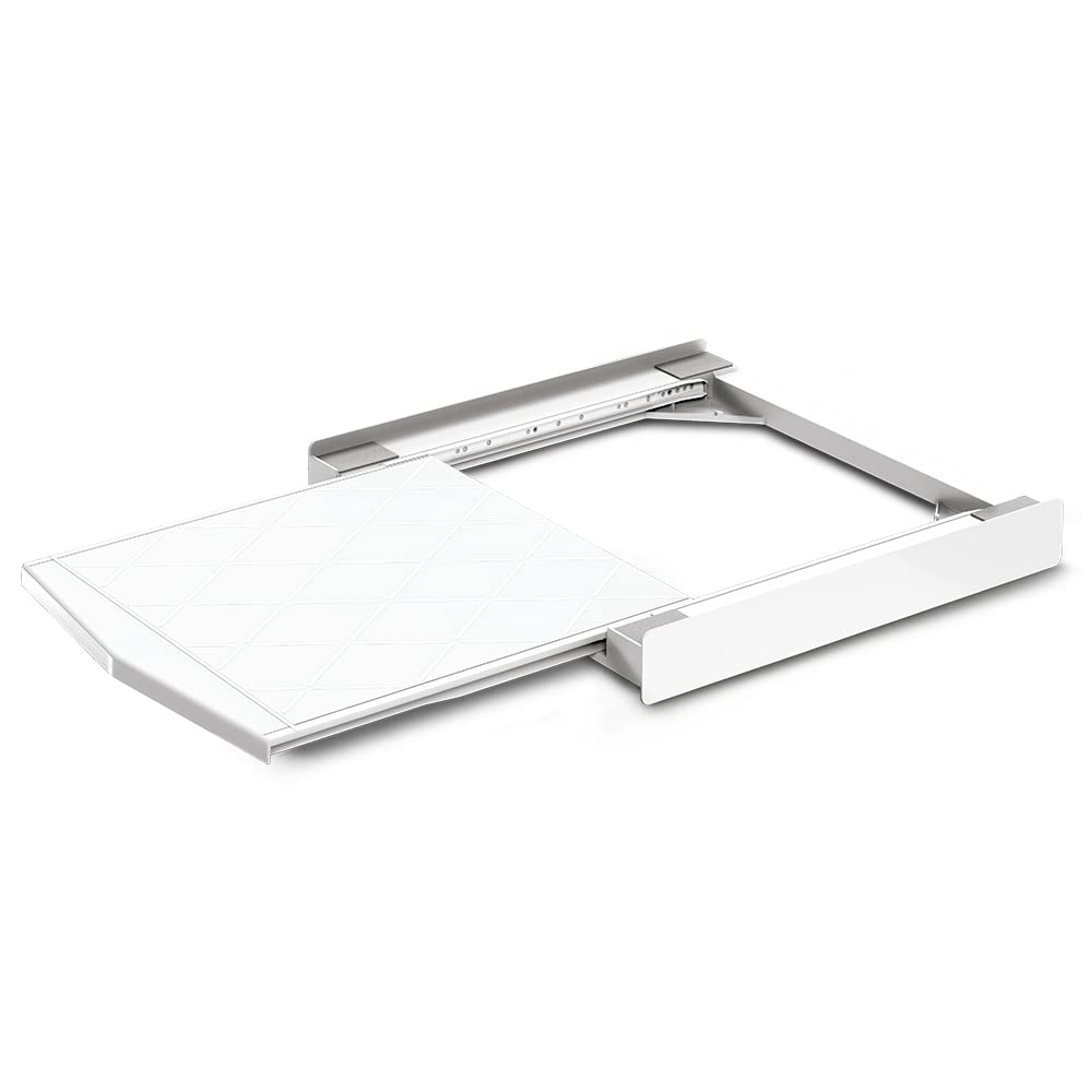 Cecotec Kit de Superposición Universal con Bandeja Bolero para poder unificar Lavadora y Secadora en un único bloque, optimizando espacio. Bandeja extraíble, Fácil instalación