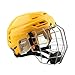 Menolana Hockey Helmet with Cage Match Training Breathable Adjustable Practice Sturdy Headgear Exercise Professional Ice Skate Helmet, S
