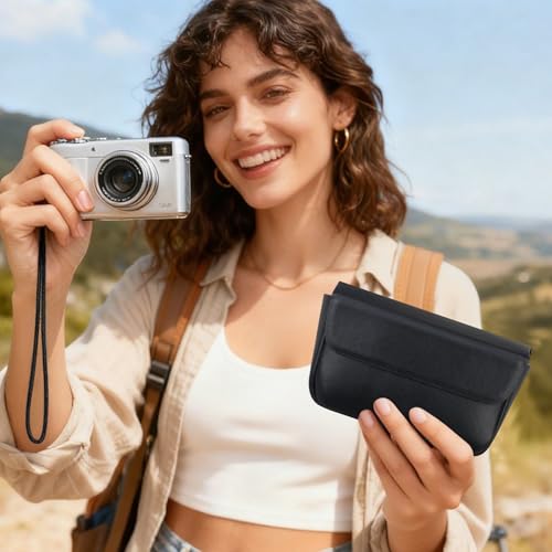 Funda para Cámara Lacdo Compatible Canon PowerShot SX740 Negra miniatura 7