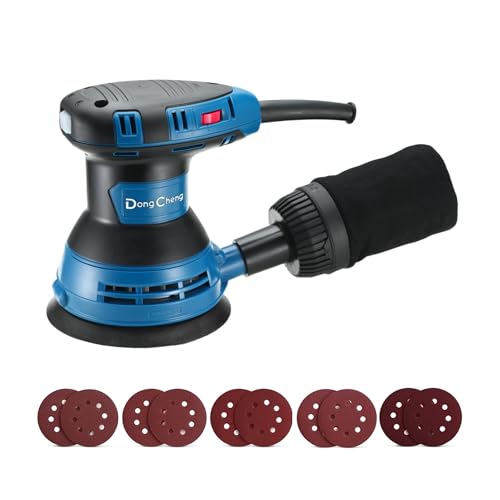 DongCheng 電動サンダー AC100V 300W 4000-12000min-1 パッド径125mm ランダムサンダー...