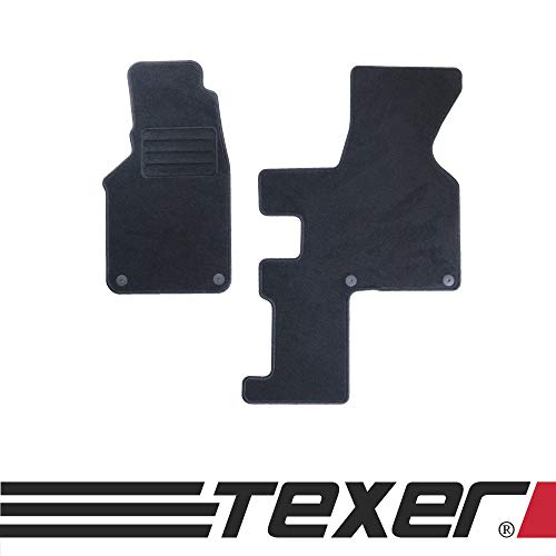 TEXER Textil Fußmatten Passend für VW Transporter T4 Schaltgetriebe Multivan Caravelle Bj....