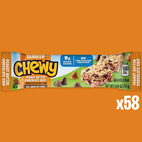 Quaker Chewy Granola Bars, Peanut Butter Chocolate Chip, 58 Count - image 4