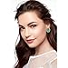 DEYOUM 14k Gold-Plated Turquoise Earrings for Women Boho Trendy Western Vintage Chunky Turquoise Gemstone Birthstone Round Shape Stud Earrings Party Bridal Wedding Fashion Jewelry Gifts (turquoise)