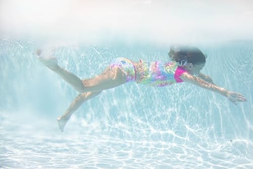 Trolls JoJo Siwa Girls One Piece Bathing Suit Bikini Top Rash Guard Skirt and Bottom 5 Swimsuit Set Toddler to Big Kid3